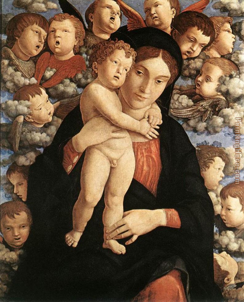 The Madonna of the Cherubim painting - Andrea Mantegna The Madonna of the Cherubim art painting